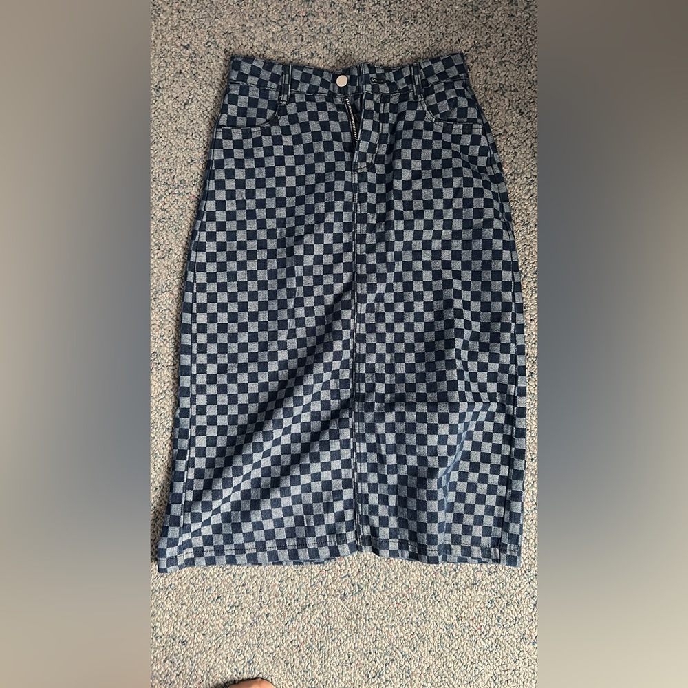 Brand new super cool denim skirt